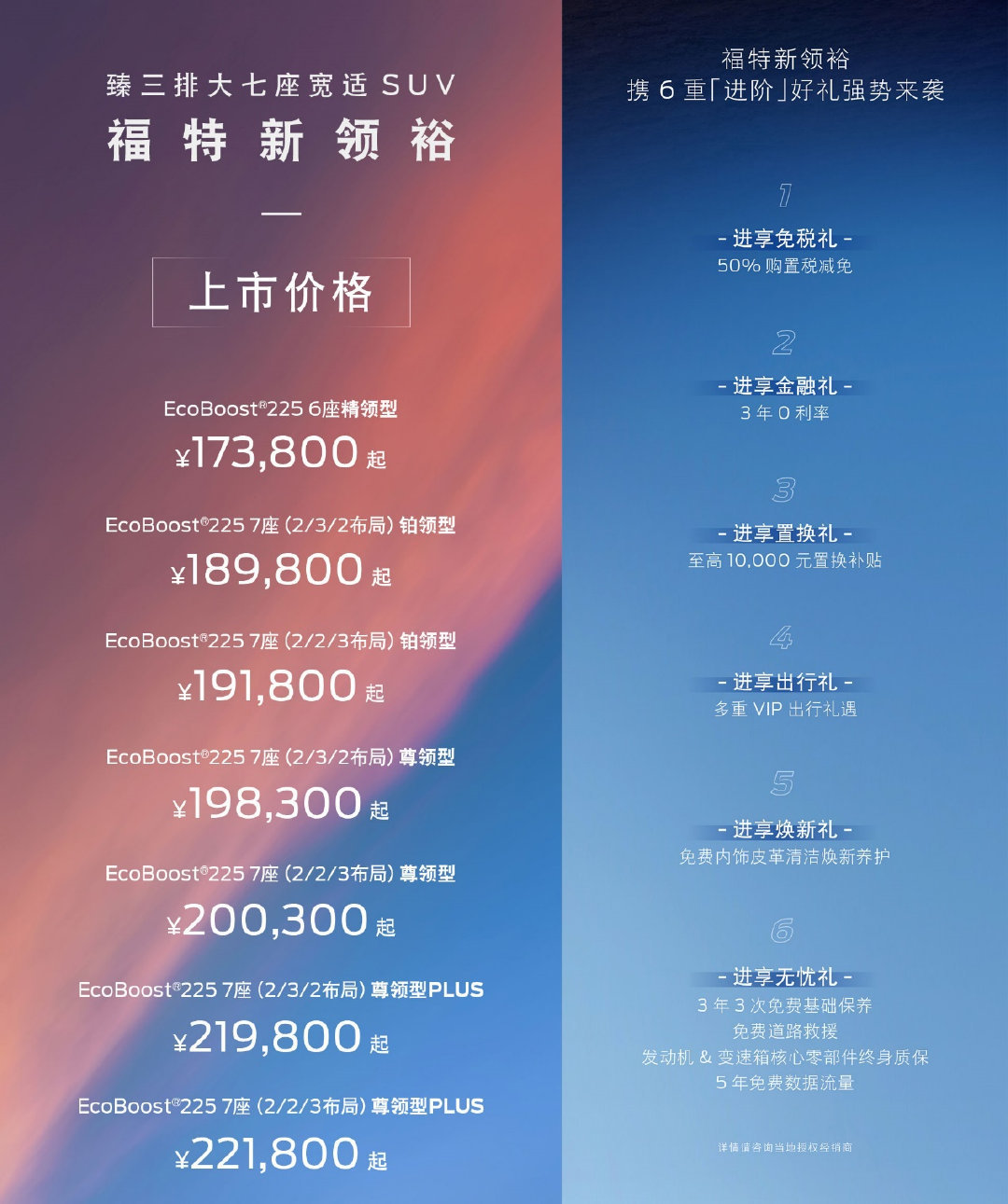 售價(jià)17.38萬元起，福特新款領(lǐng)裕正式上市